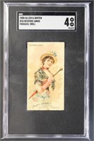 1888 Allen & Ginter N18 Parasol Drill Tobacco Card