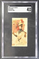 1888 Allen & Ginter N18 Parasol Drill Tobacco Card