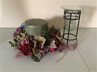 candle centerpeice and candle holder