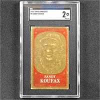 Sandy Koufax 1965 Topps #8 SGC Graded 2 Baseball