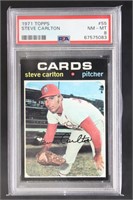 Steve Carlton Topps #55 Baseball Card, graded PSA