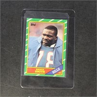 Bruce Smith Rookie 1986 Topps #389 Football card,