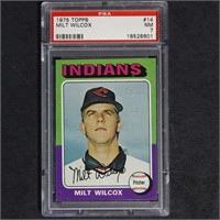 Milt Wilcox 1975 Topps #14 PSA 7 Baseball Card, sh
