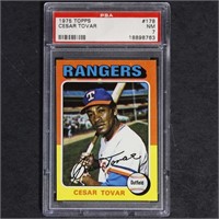 Cesar Tovar 1975 Topps #178 PSA 7 Baseball Card, s