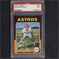 Roger Metzger 1975 Topps #541 PSA 7 Baseball Card,