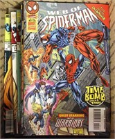 Web of Spider-Man Marvel Comic Books 25 mostly 199