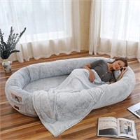 $245 (70"x44"x12")  Human Dog Bed