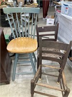 Bar stool and chairs