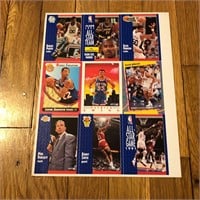 1991 Fleer NBA Uncut Basketball Promo Trading Card