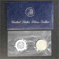 US Coins 1887 Morgan Silver Dollar in GSA Softpack