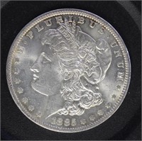 US Coins 1885-O Morgan Silver Dollar AU/BU