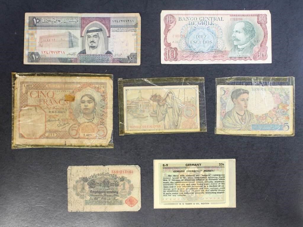 Worldwide Paper Money, nice group of Currency incl