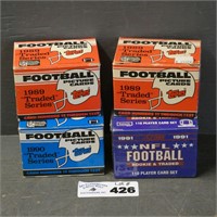 1989 - 1991 Traded Series Football Picture Cards
