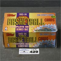 Sealed 1993-94 Topps NBA Basketball Cards Box