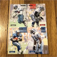 1994 Skybox NFL Uncut Promo Football Trading Cards