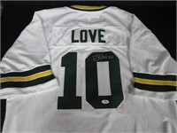 PACKERS JORDAN LOVE SIGNED JERSEY FSG COA