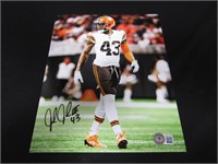 JOHN JOHNSON III SIGNED 8X10 PHOTO BAS COA