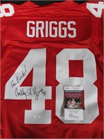 OHIO STATE ANTHONY GRIGGS SIGNED JERSEY JSA