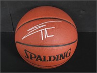 AUTHENTIC TYREKE EVANS SIGNED BASKETBALL COA