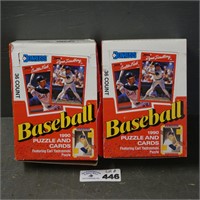 (2) Unopened Boxes of  Donruss Baseball Cards