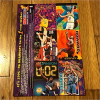 1995 Skybox NBA Hoops 1 Uncut Promo Trading Cards