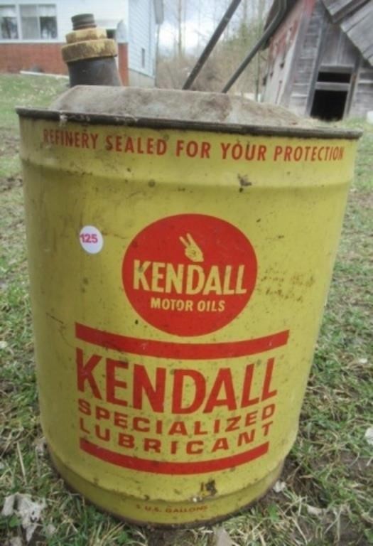 Kendall 5-gallon can.