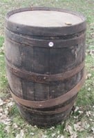 30" x 17" Wood barrel.