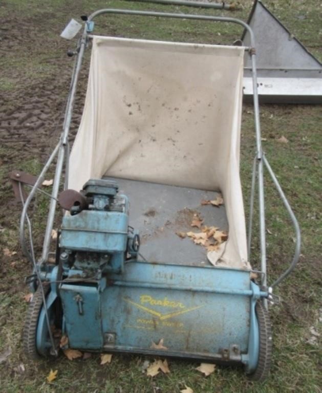 Parker power sweep with bagger.