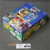 1991 Fleer Box Unopened Packs of Football Cards