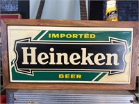 Heineken beer lighted sign