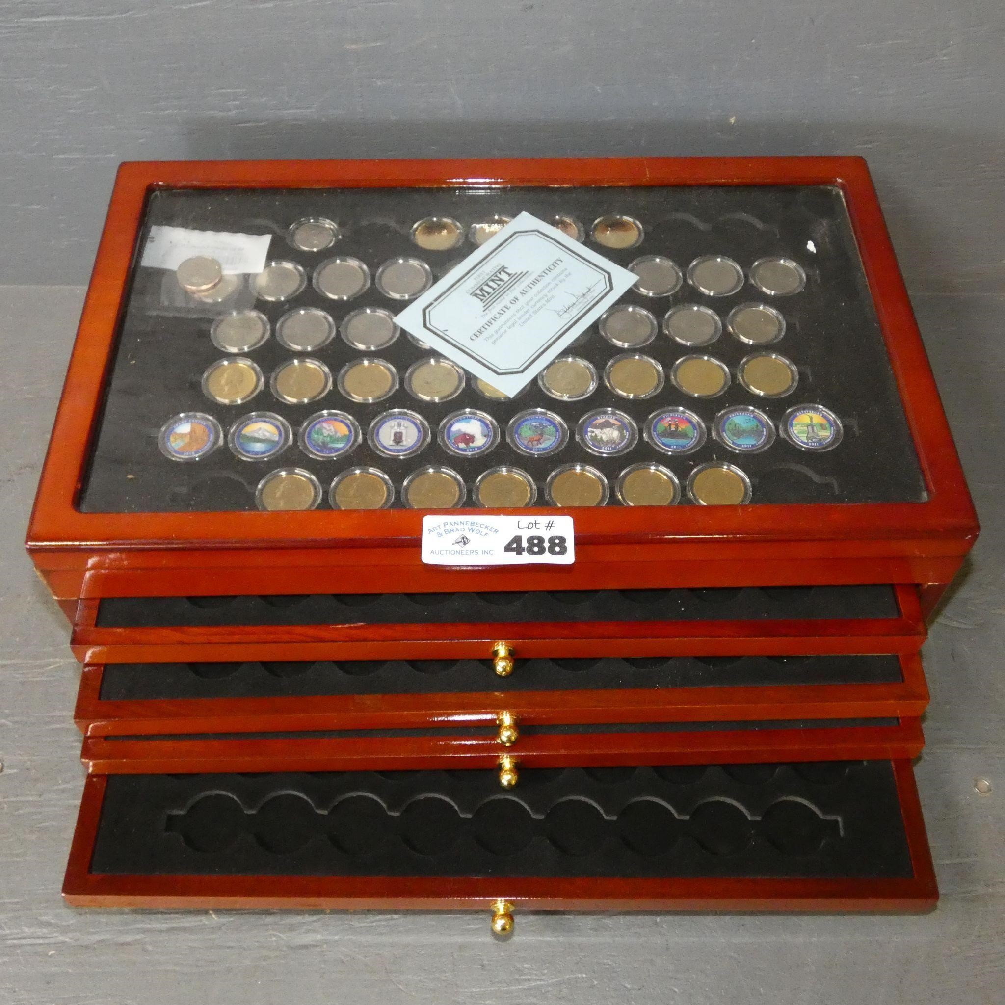State Quarters w/ Display Chest