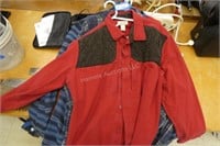 6 men's flannel shirts XL and 2XL