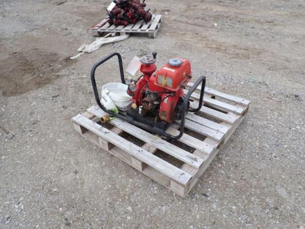 Fire Pump With Hose Fittings