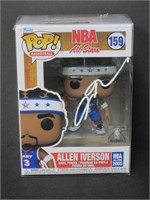 Allen Iverson Signed Funko Pop COA Pros