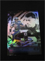 Russell Wilson Signed Trading Card COA Pros
