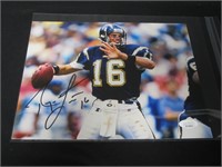 Ryan Leaf Signed 8x10 Photo JSA COA