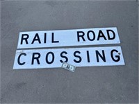 Rail Road Crossing Signs