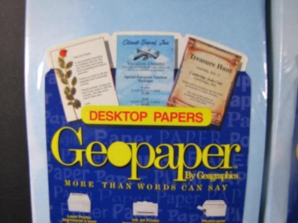 3 Pkgs Geopaper GeoClouds No. 10 Envelopes