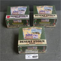 (3) Sealed Box of Desert Storm Cards