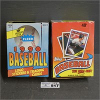 1989 Topps & 1990 Fleer Baseball Cards