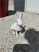 Concrete Bunny Statue