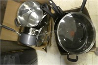 2 boxes cookware - T-FAL and MARTHA STEWART