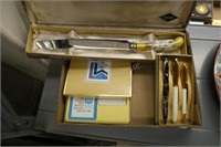 Vintage smalls - pens, cake knife and 1980 Olympic