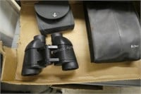 Lot binoculars, CB radio and misc