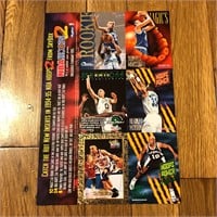 1995 Skybox NBA Hoops 2 Uncut Promo Trading Cards