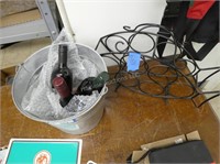 2 items Wisconsin bucket of wines and fish wine ra