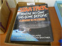 "STAR TREK A history in pictures" Book by J.M. D
