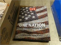 "One nation" 9/11/2001 memorial book