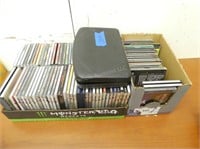 2 boxes of music CDs