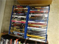 Assorted movies on Blu-Ray